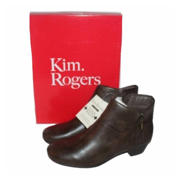 Women's PU Leather Ankle Booties - Picture 4 of 16